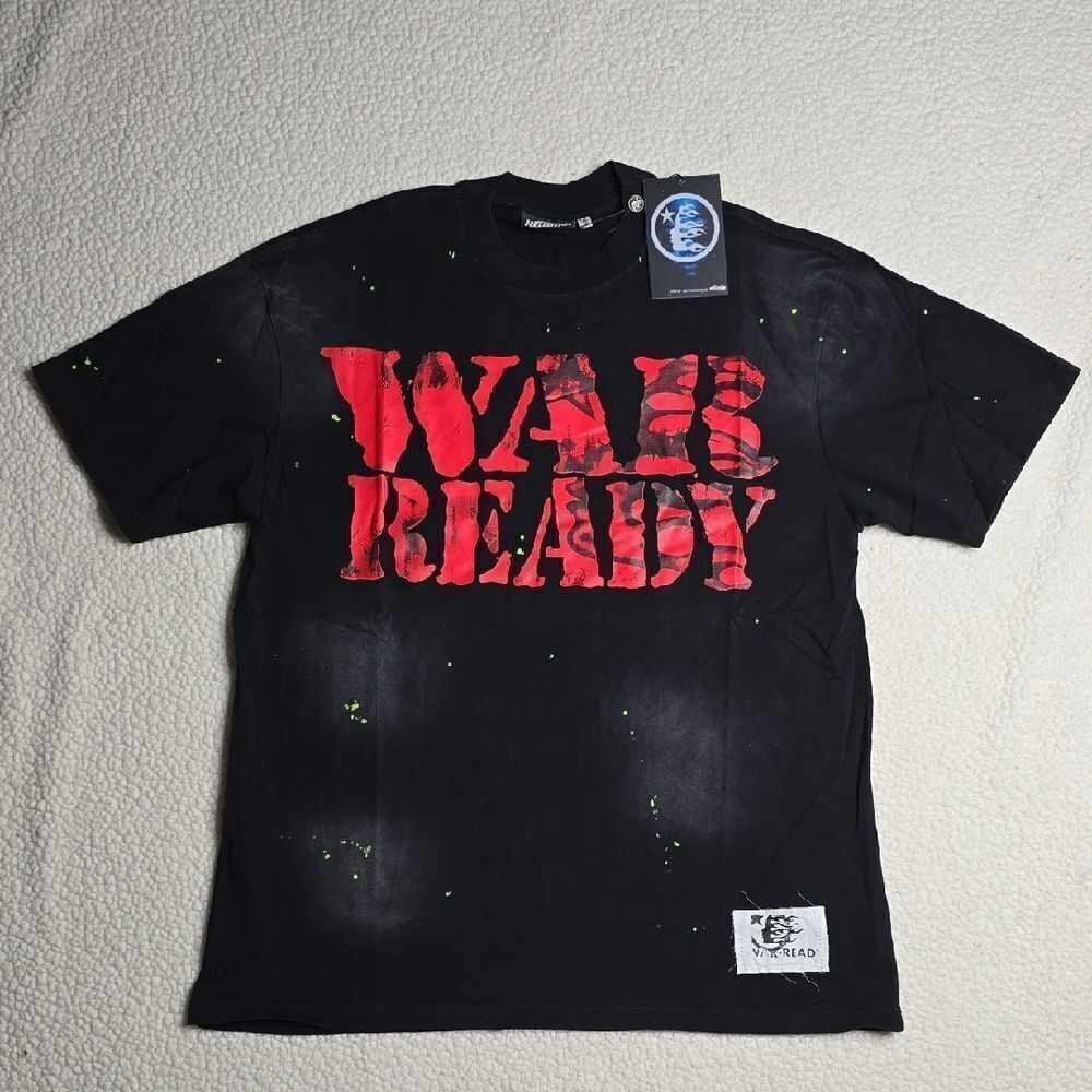 1335 NWT HELLSTAR WAR READY! T-SHIRT - BLACK Sz MED